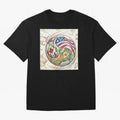 FIFA 2026 World Cup Unity Ball - Hand-Drawn Host Nations Art Classic T-Shirt Support Your Favorite Stars during FIFA World Cup 2026 USA Canada Mexico for Fans of Messi and England, France and Netherlands, Bringing Football Festival Excitement,