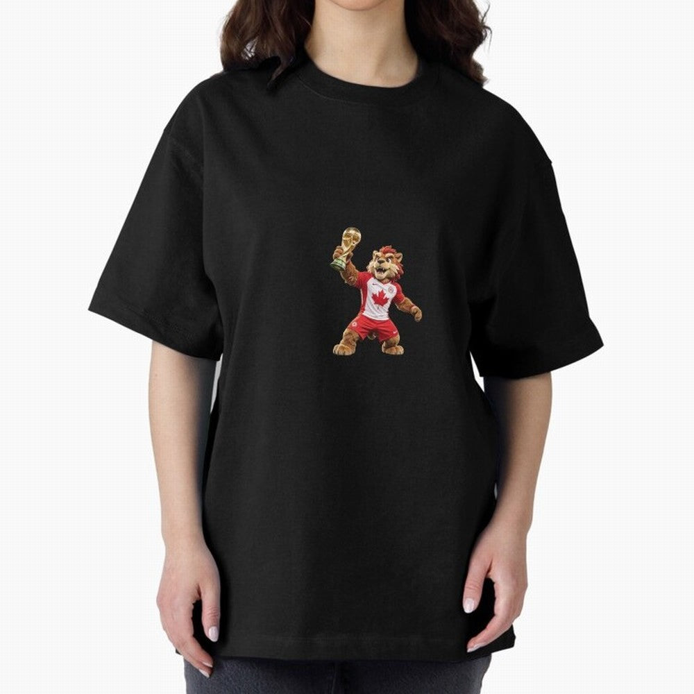 Canada Soccer Mascot Champion - Canadian Football Victory Trophy 2026 Classic T-Shirt Relive Legendary Nights from FIFA World Cup 2026 for Fans of Haaland and Mbappe and Argentina, France and Brazil, Bringing Championship Spirit, Famous Goals,