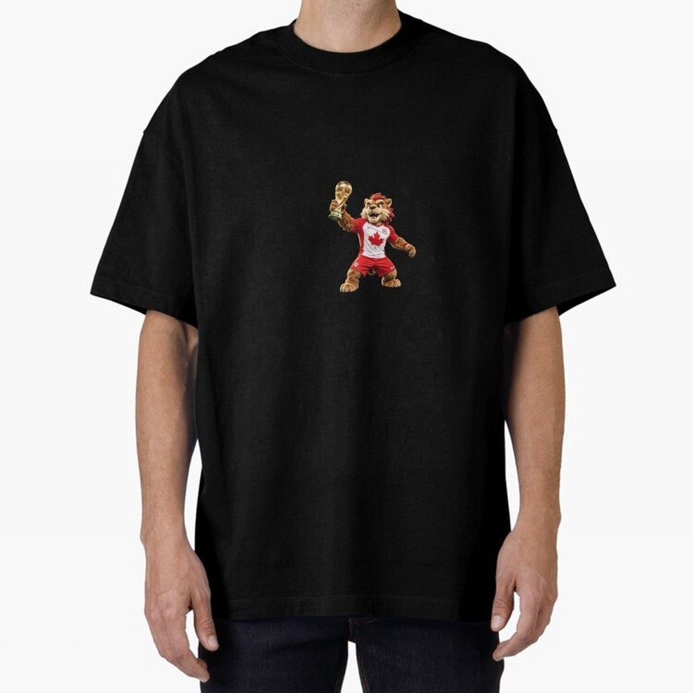 Canada Soccer Mascot Champion - Canadian Football Victory Trophy 2026 Classic T-Shirt Relive Legendary Nights from FIFA World Cup 2026 for Fans of Haaland and Mbappe and Argentina, France and Brazil, Bringing Championship Spirit, Famous Goals,
