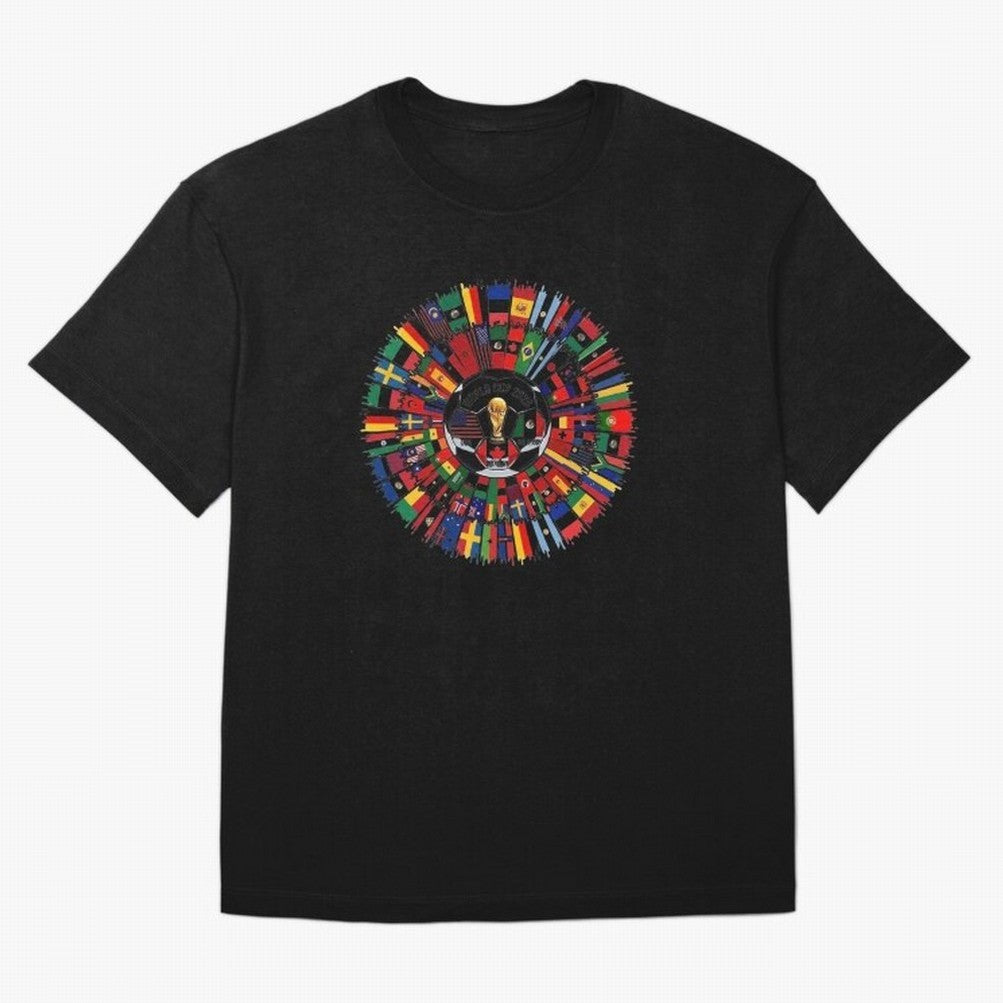Vibrant 2026 World Cup International Flag Splash Classic T-Shirt Embrace Global Football Passion for FIFA World Cup 2026 USA Canada Mexico, Featuring CR7, England, Classic Soccer Heritage, Championship Pressure, Fan Loyalty and International Pride;