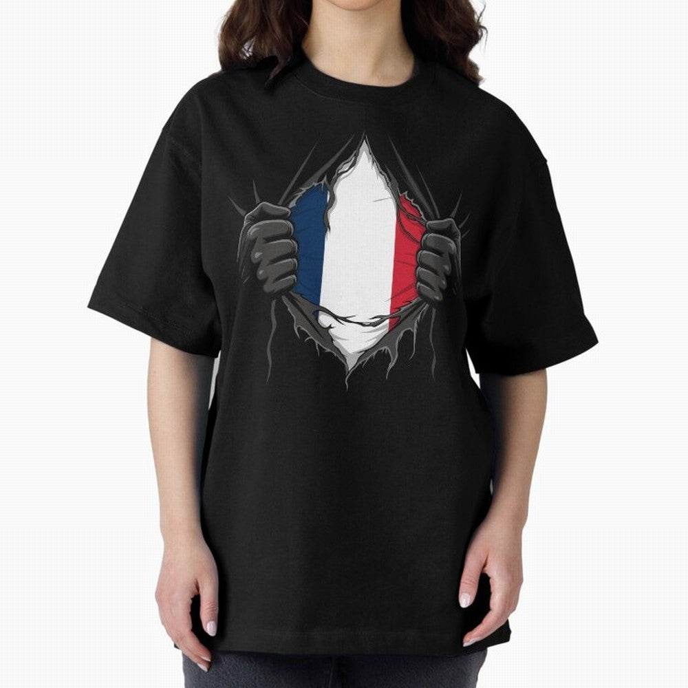 France Flag - National Team Fans Classic T-Shirt Experience the Global Stage of FIFA World Cup 2026 USA Canada Mexico Spirit, Driven by Spain and Netherlands, Cristiano Ronaldo, Soccer Culture, Superstar Moments, National Team Dreams and