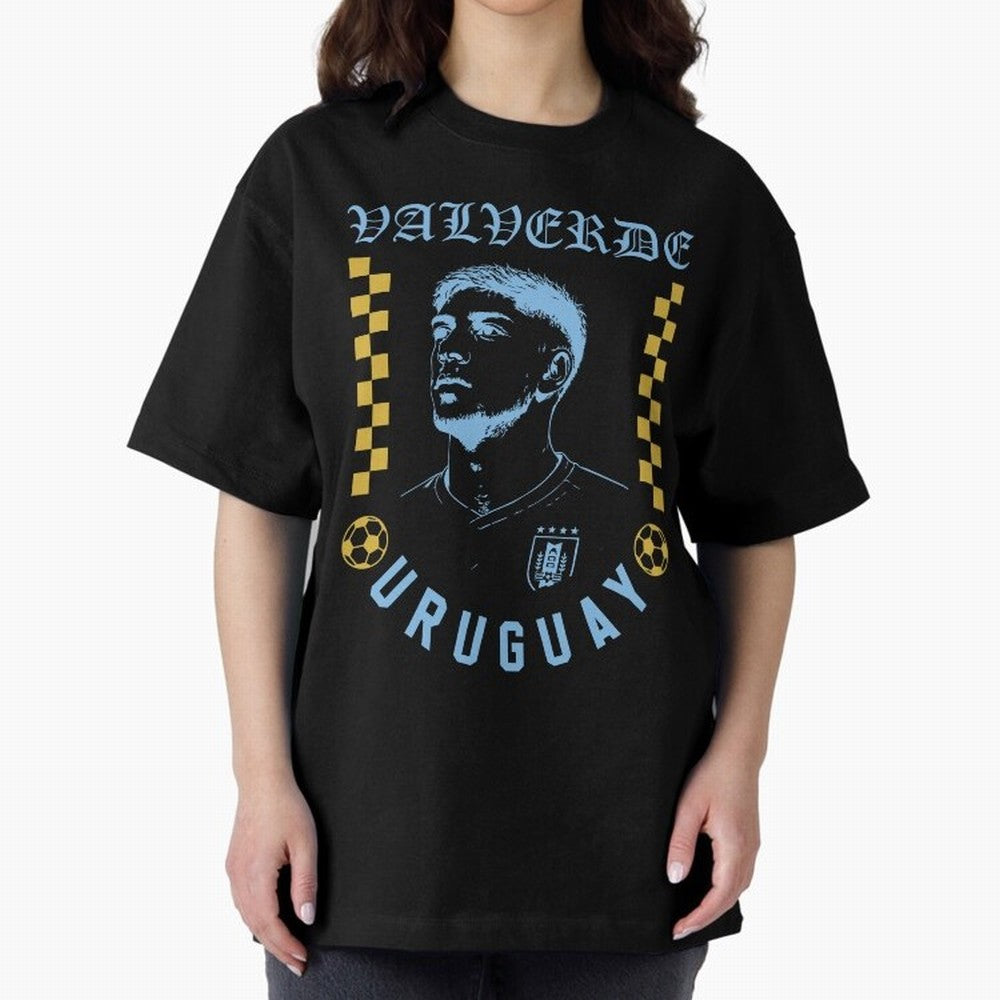 Valverde Uruguay Soccer Star Retro Football Fan Design Classic T-Shirt Join the Global Buzz around Global Football Passion for FIFA World Cup 2026, Featuring Haaland and Mbappe, Argentina, France and Brazil, Sports Nostalgia, International