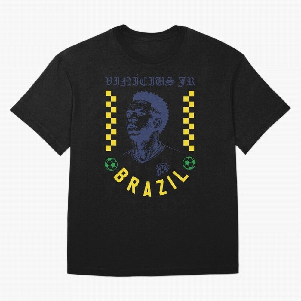 Vin¨ªcius Jr Brazil Soccer Legend Retro Football Fan Design Classic T-Shirt Experience the Global Stage of Match Day Hype around FIFA World Cup 2026, Neymar, Haaland and Cristiano Ronaldo, Spain and Netherlands, Global Supporter Spirit, Legendary