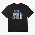 Scotland Football, Tartan Army ¡°We¡¯ll Be Coming¡±, Funny Statue of Liberty Classic T-Shirt Feel International Energy from the FIFA World Cup 2026 Journey through Messi, Neymar and Mbappe Highlights, France Pride, Goal Celebration Energy,