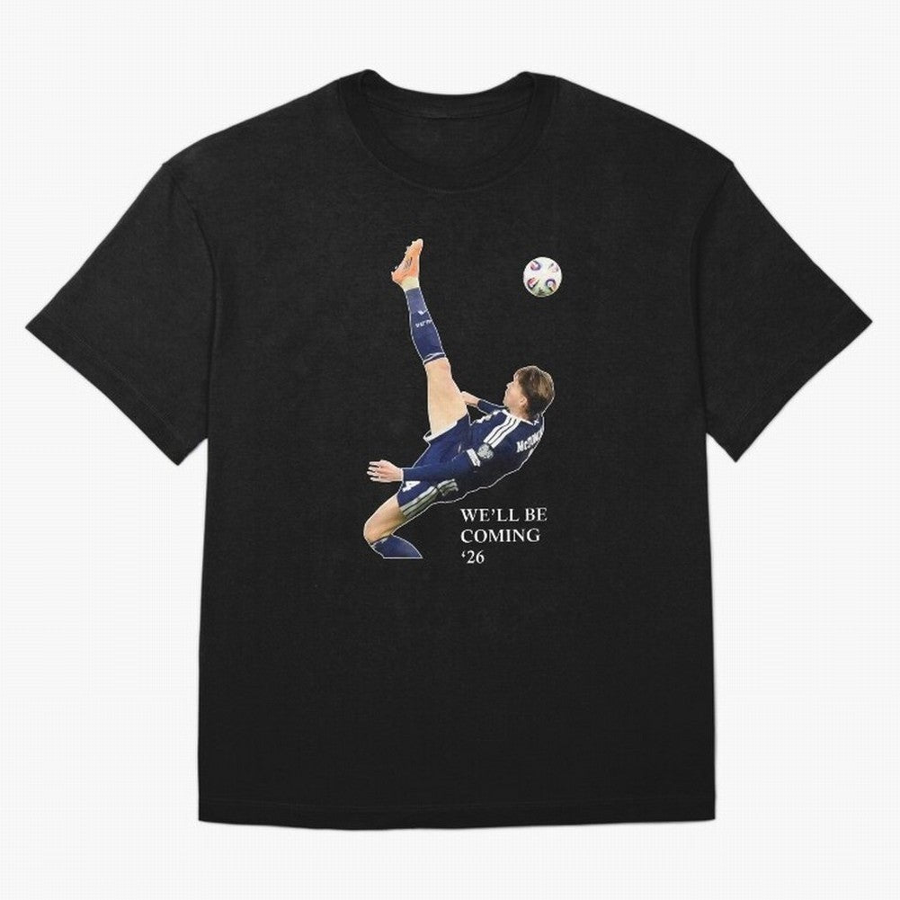Scott McTominay We'll be coming 26 Gift For Football Lovers Classic T-Shirt Build FIFA World Cup 2026 Group Stage for Fans of Neymar and Argentina, Bringing Stadium Memories, Football Loyalty, International Chants and Championship Tradition; Made