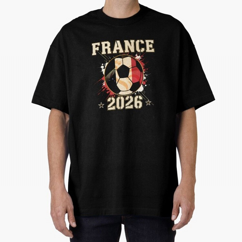 Front Print France Soccer World Cup 2026 - French Fan Gift T-Shirt_84561762 Classic T-Shirt Showcase the FIFA World Cup 2026 USA Canada Mexico Journey through Messi Highlights, England and Germany Pride, Soccer Culture, Superstar Moments, National