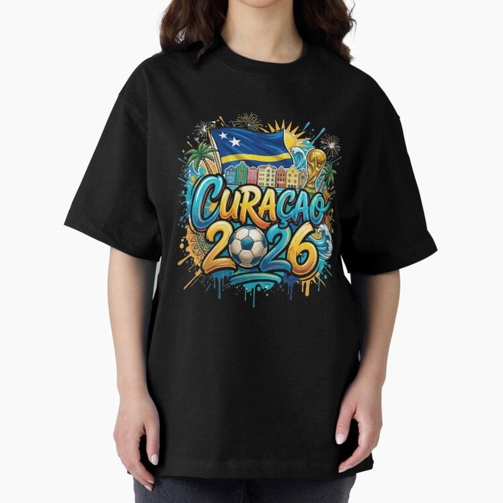 Curacao World Cup 2026 Football Legacy Classic T-Shirt Relive the Noise and Pride of FIFA World Cup 2026 Group Stage for Fans of Haaland and Mbappe and France, Bringing Match Day Excitement, Supporter Culture, Golden Goals and Global Football