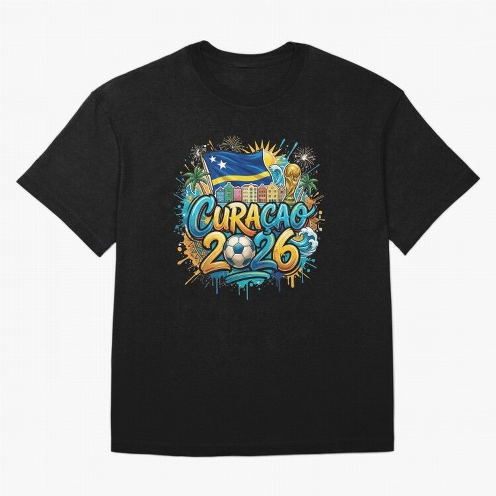 Curacao World Cup 2026 Football Legacy Classic T-Shirt Relive the Noise and Pride of FIFA World Cup 2026 Group Stage for Fans of Haaland and Mbappe and France, Bringing Match Day Excitement, Supporter Culture, Golden Goals and Global Football