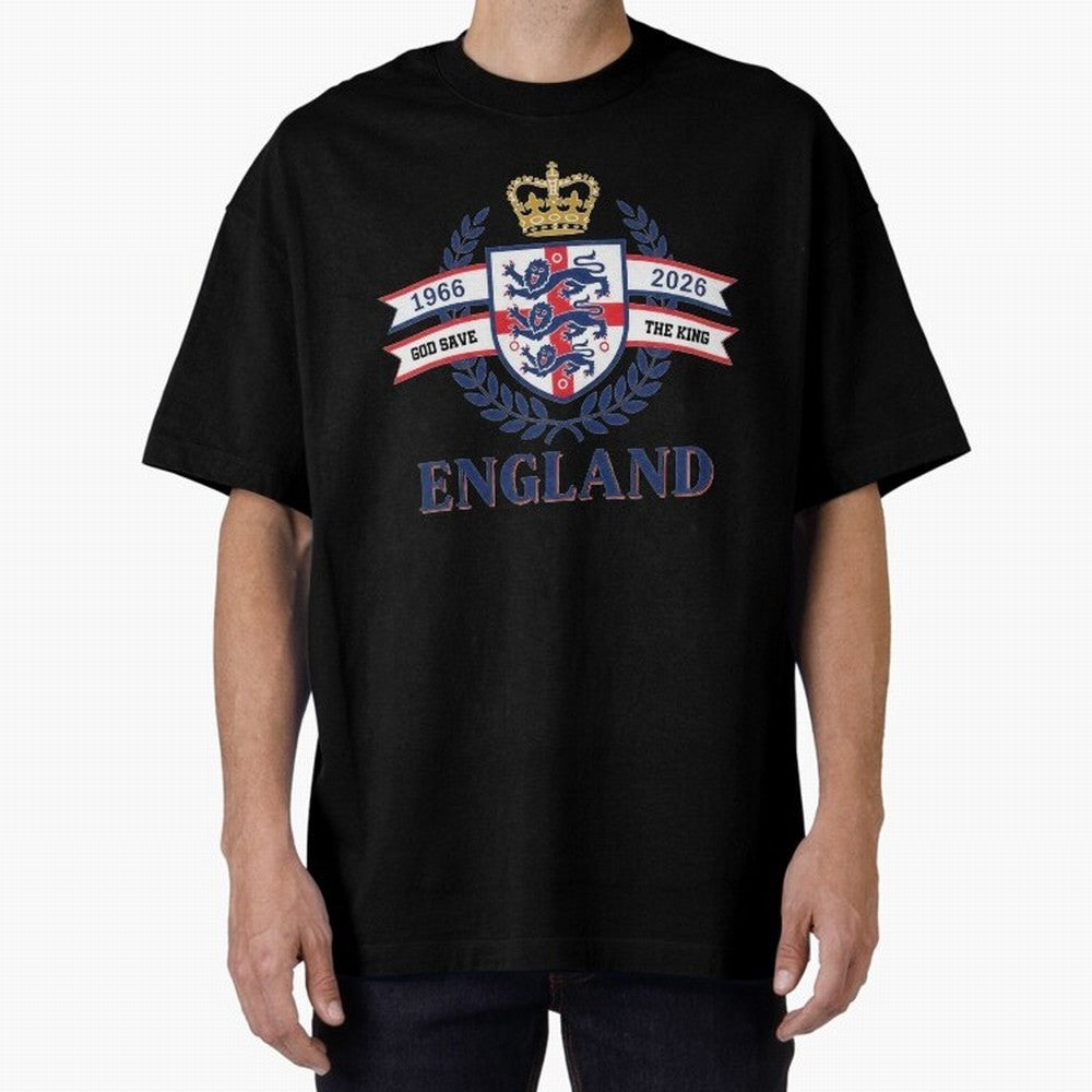Royal England Football Spirit Classic T-Shirt Follow the Final Road of FIFA World Cup 2026 for Fans of Mbappe and Argentina, France and Brazil, Bringing Sports Nostalgia, International Competition, Famous Players and Unforgettable Victories; Great