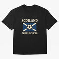 Scotland World Cup 2026 Oversized T-Shirt Represent FIFA World Cup 2026 Built around Neymar, Haaland and Cristiano Ronaldo, Argentina Energy, Championship Spirit, Famous Goals, Roaring Crowds and International Football Unity; Perfect for Fans,