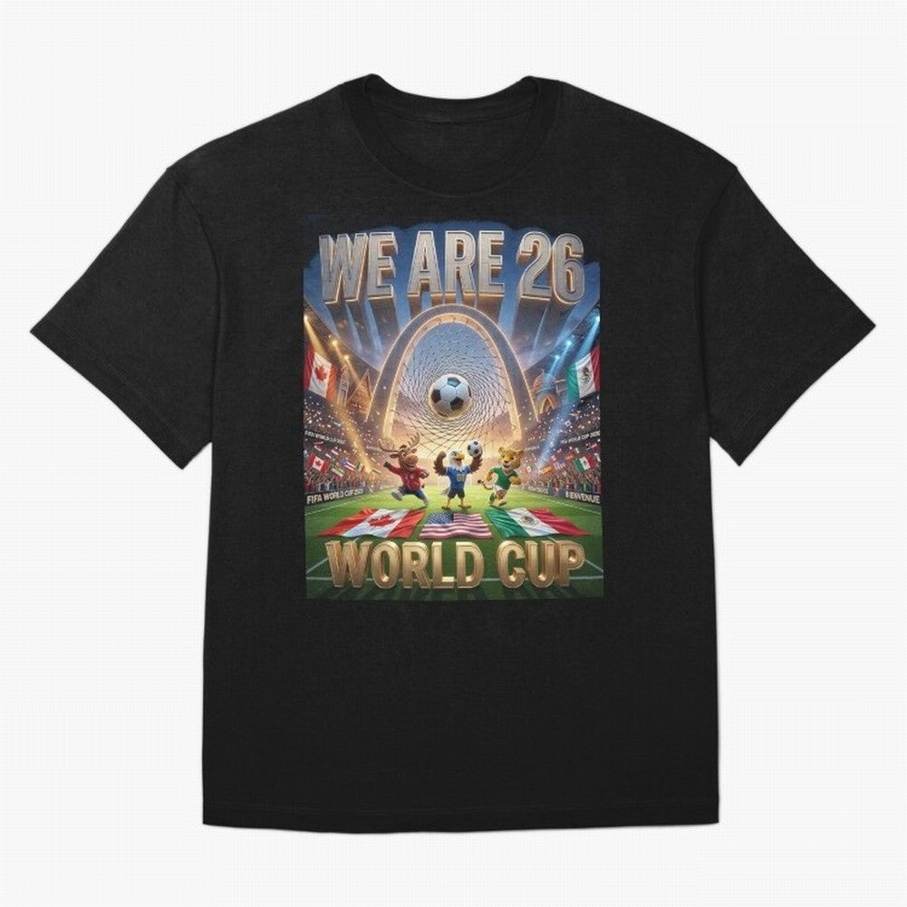 World cup 2026 Oversized T-Shirt Relive the Noise and Pride of FIFA World Cup 2026 Spirit, Made for England, France and Netherlands, Neymar, Football Passion, Legendary Performances, Festival Vibes and Supporter Community; Perfect for Fans,