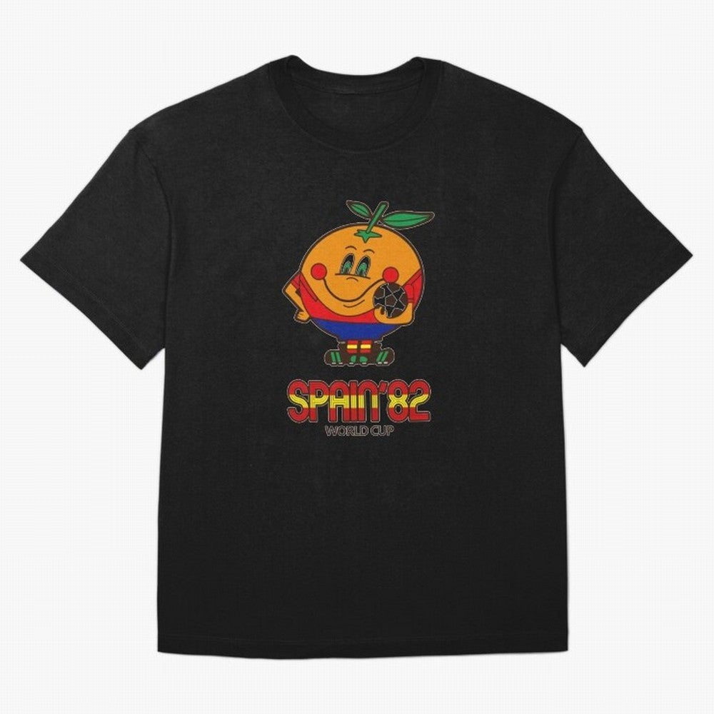 Spain 1982 World Cup- Soccer Oversized T-Shirt Celebrate Football Heritage in the FIFA World Cup 2026 Journey through Cristiano Ronaldo Highlights, Argentina, France and Brazil Pride, Worldwide Fan Energy, Dramatic Goals, Stadium Lights and