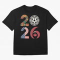 2026 Football Countries Oversized T-Shirt Bring FIFA World Cup 2026 Highlighting Cristiano Ronaldo, Haaland and CR7, Argentina Energy, Goal Celebration Energy, Supporter Heritage, Football Icons and Worldwide Tournament Joy; Perfect for Fans,