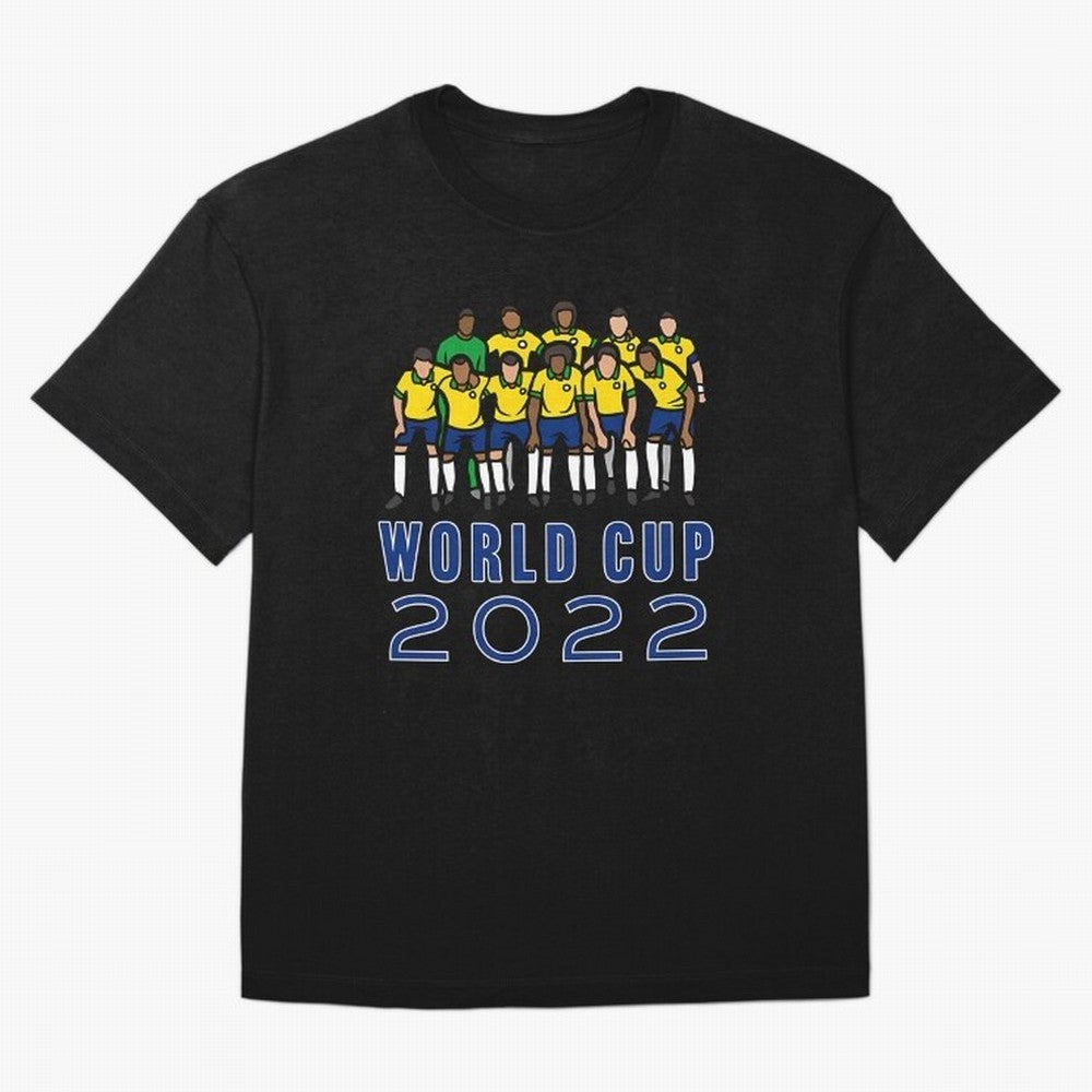 World Cup 2022 Oversized T-Shirt Keep the Match Day Mood of FIFA World Cup 2026 USA Canada Mexico Made for Mbappe, Brazil Energy, Match Day Excitement, Supporter Culture, Golden Goals and Global Football Passion; Great for Watch Parties, Sports