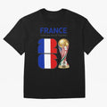 World Cup 2026, IMG 030, FRANCE 001 Oversized T-Shirt Create the FIFA World Cup 2026 USA Canada Mexico Journey through Messi, CR7 and Mbappe Highlights, Portugal, Spain and Germany Pride, Football History, Final Match Energy, Crowd Noise and Once