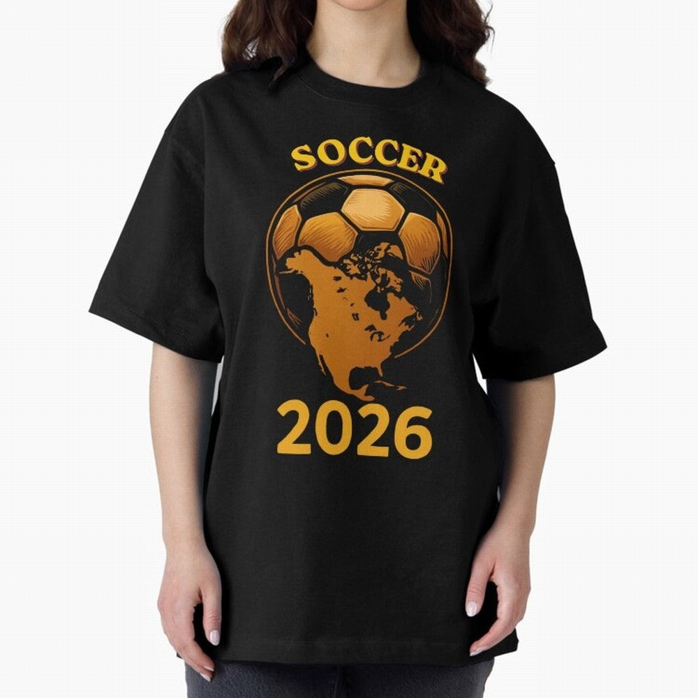 Soccer 2026 North America Football Fan Gift Shirt Oversized T-Shirt Bring Legendary Rivalry Energy to FIFA World Cup 2026 Featuring Neymar, Haaland and Cristiano Ronaldo, Portugal Energy, Classic Soccer Heritage, Championship Pressure, Fan Loyalty