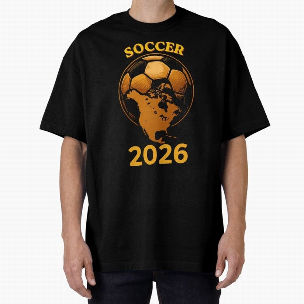 Soccer 2026 North America Football Fan Gift Shirt Oversized T-Shirt Bring Legendary Rivalry Energy to FIFA World Cup 2026 Featuring Neymar, Haaland and Cristiano Ronaldo, Portugal Energy, Classic Soccer Heritage, Championship Pressure, Fan Loyalty