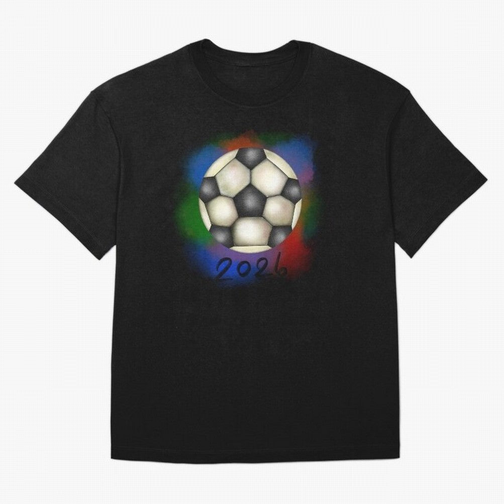Football soccer Oversized T-Shirt Discover FIFA World Cup 2026 Group Stage Spirit, Highlighting Germany, Cristiano Ronaldo, Match Day Excitement, Supporter Culture, Golden Goals and Global Football Passion; Perfect for People Who Love Argentina,