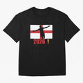 England World Cup 2026 T-Shirt_84815873 Oversized T-Shirt Bring World Football Passion into Match Day Hype around FIFA World Cup 2026 USA Canada Mexico, Cristiano Ronaldo, Haaland and CR7, France, Vintage Soccer Flavor, Modern Football Stars,