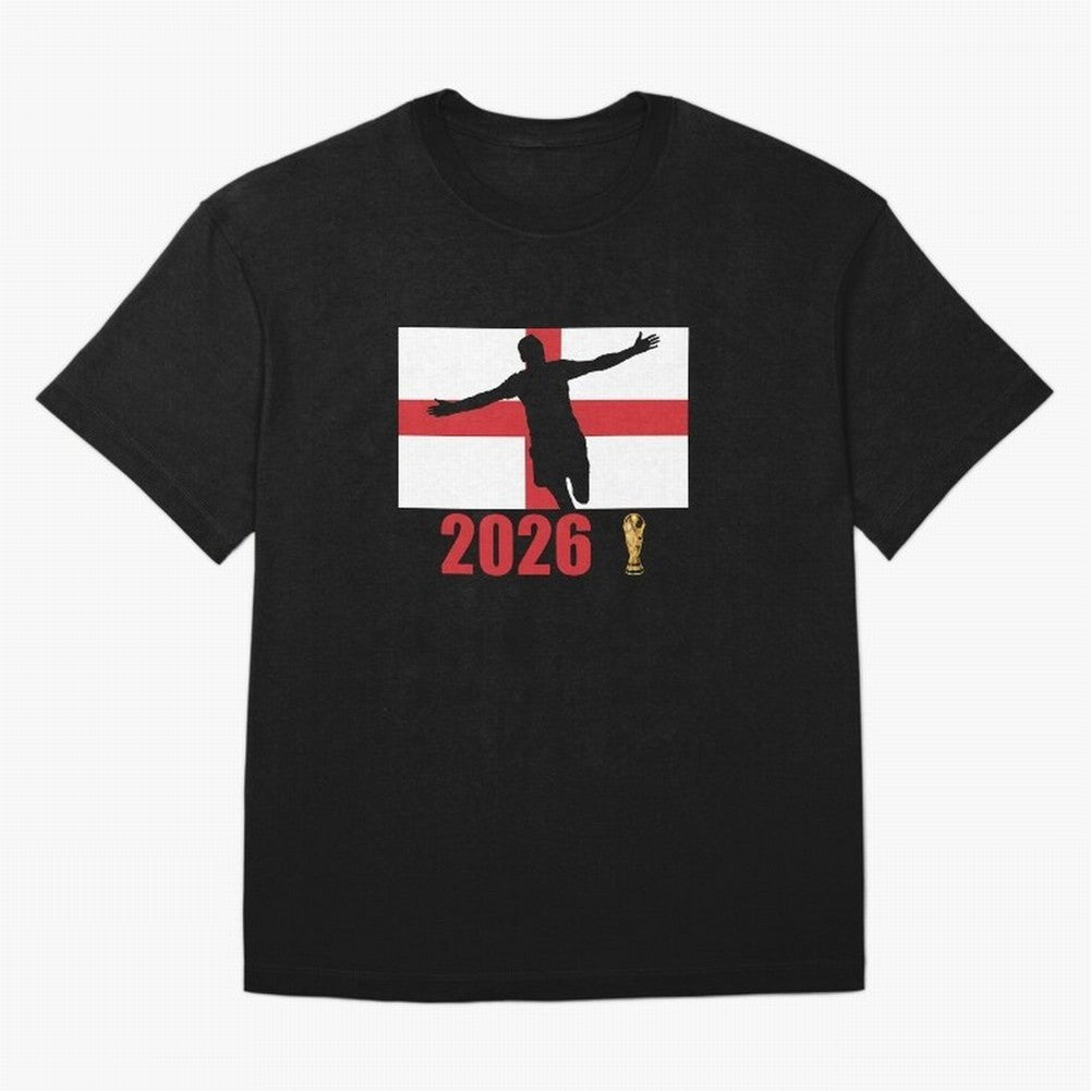 England World Cup 2026 T-Shirt_84815873 Oversized T-Shirt Bring World Football Passion into Match Day Hype around FIFA World Cup 2026 USA Canada Mexico, Cristiano Ronaldo, Haaland and CR7, France, Vintage Soccer Flavor, Modern Football Stars,