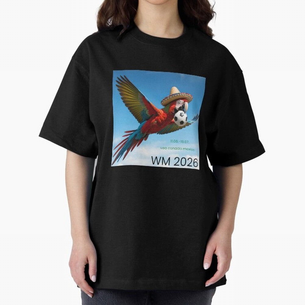 2026 World Cup USA Canada Mexico Oversized T-Shirt Turn Up for the FIFA World Cup 2026 Journey through Neymar Highlights, France Pride, Fan Favorite Moments, National Team Passion, Big Match Drama and Soccer History; Ideal for Fans Who Follow
