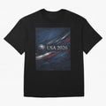 USA 2026 Soccer Design Inspired Oversized T-Shirt Bring Legendary Rivalry Energy to Global Football Passion for FIFA World Cup 2026 USA Canada Mexico, Centered on Messi, Neymar and Mbappe, France, Vintage Soccer Flavor, Modern Football Stars,