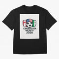 World Cup Soccer 2026 Canada USA Mexico Design Oversized T-Shirt Mark FIFA World Cup 2026 USA Canada Mexico for Fans of Messi, Neymar and Mbappe and Brazil, Bringing Supporter Pride, Iconic Celebrations, Legendary Names and Global Match Day Energy;