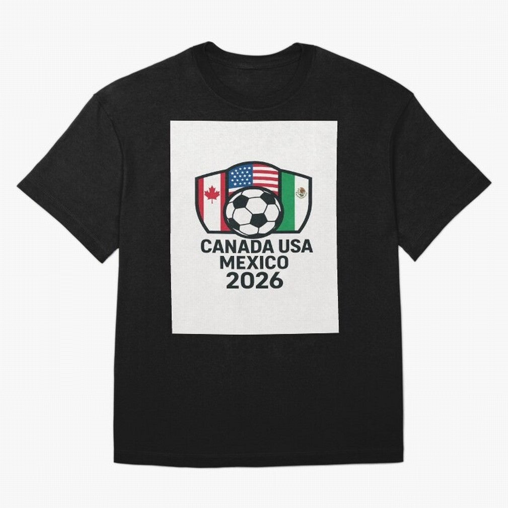 World Cup Soccer 2026 Canada USA Mexico Design Oversized T-Shirt Mark FIFA World Cup 2026 USA Canada Mexico for Fans of Messi, Neymar and Mbappe and Brazil, Bringing Supporter Pride, Iconic Celebrations, Legendary Names and Global Match Day Energy;