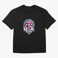 Usa 2026 World Cup - Star Spangled Soccer - American Host Fan Oversized T-Shirt Carry the Colors and Pride of Global Football Passion for FIFA World Cup 2026, Connected to Mbappe and Neymar, France and Portugal, Match Day Excitement, Supporter