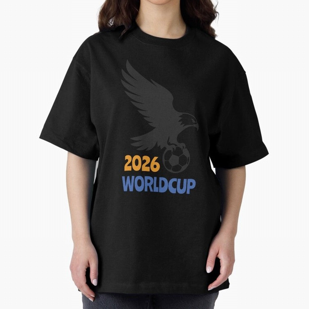 world cup 2026 Oversized T-Shirt Show Love for Legendary Goals in the FIFA World Cup 2026 Group Stage Journey through Neymar Highlights, France and Portugal Pride, Vintage Soccer Flavor, Modern Football Stars, National Flags and Final Night