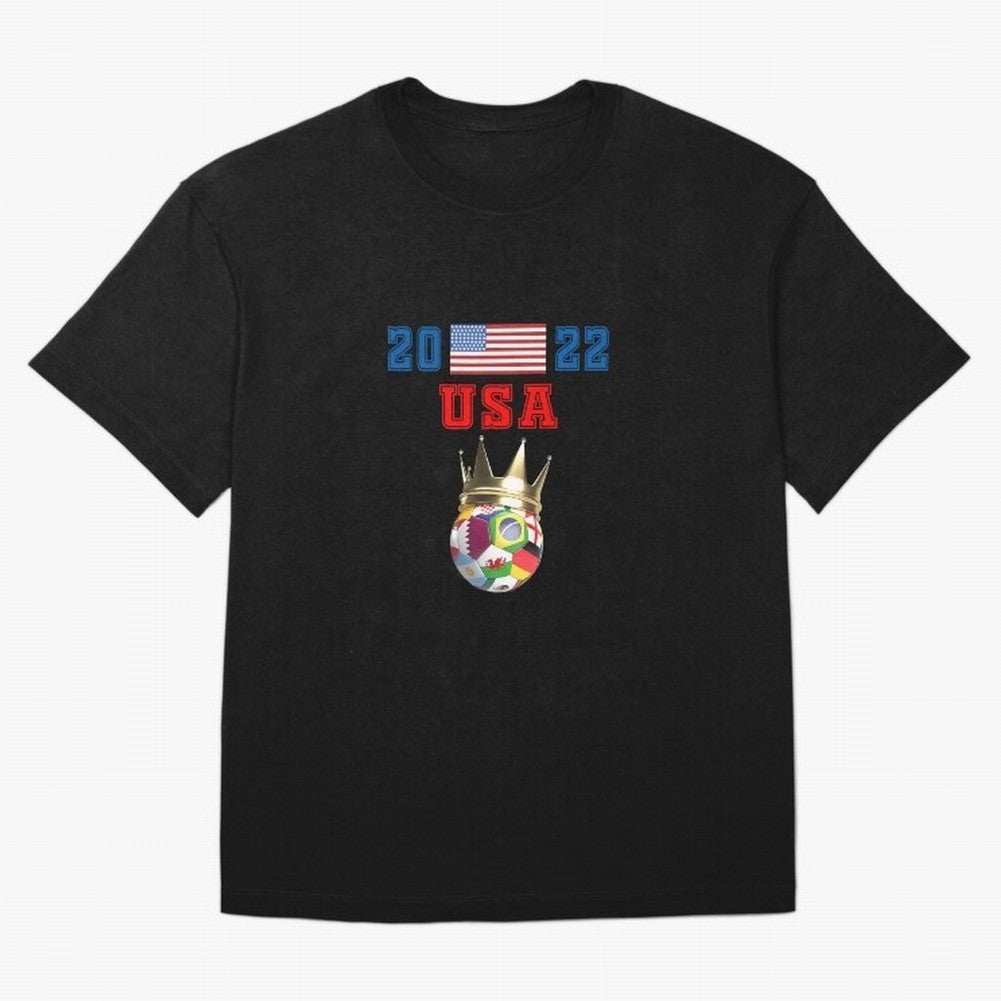 Usa World Cup Jersey 2022 Oversized T-Shirt Celebrate Classic Football Spirit in the FIFA World Cup 2026 Group Stage Journey through Haaland Highlights, Argentina, France and Brazil Pride, Worldwide Fan Energy, Dramatic Goals, Stadium Lights and