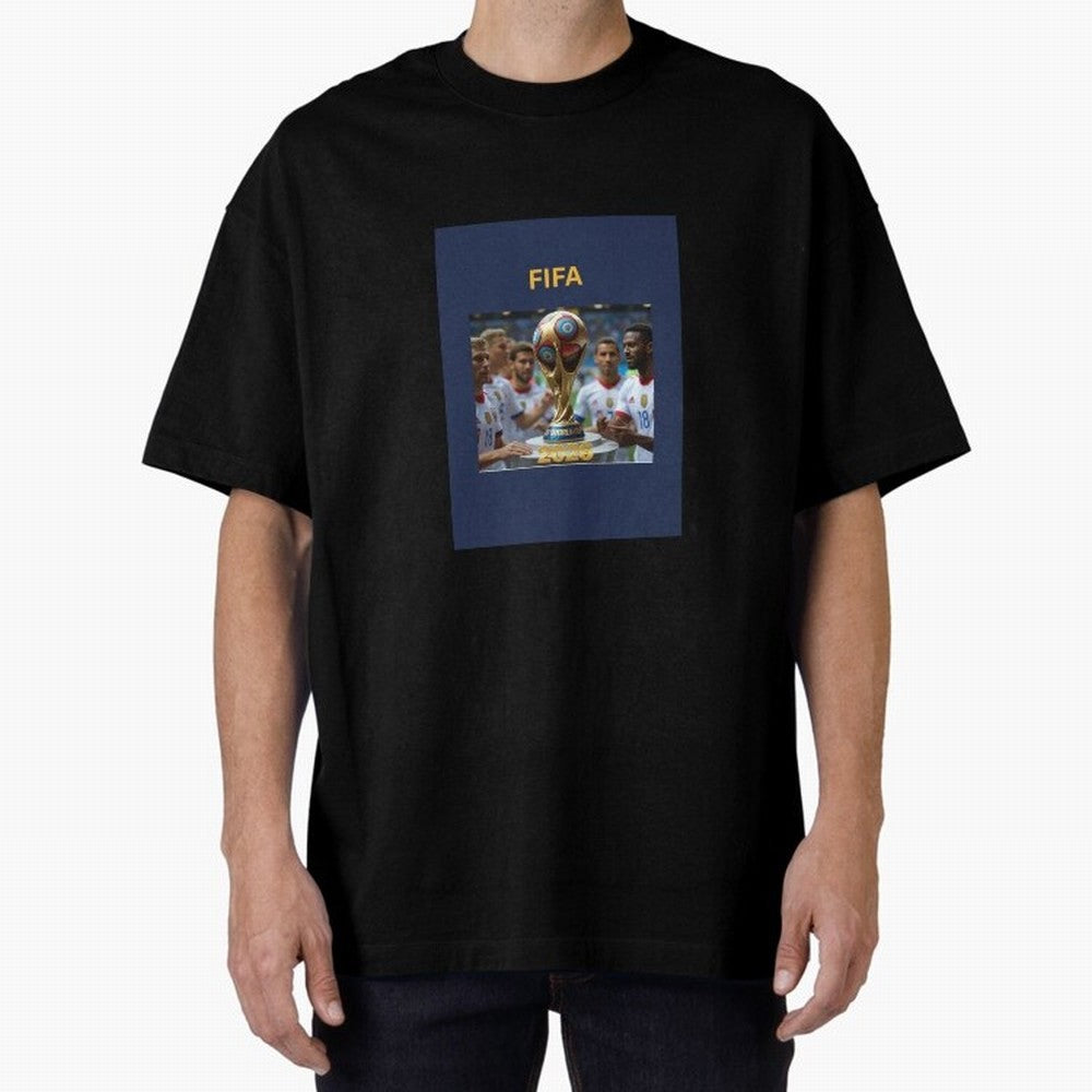 WORLD CUP FOOTBALL 2026 Oversized T-Shirt Join the Countdown to Match Day Hype around FIFA World Cup 2026, CR7, Spain, Supporter Pride, Iconic Celebrations, Legendary Names and Global Match Day Energy; Perfect for Fans, Collectors, Family