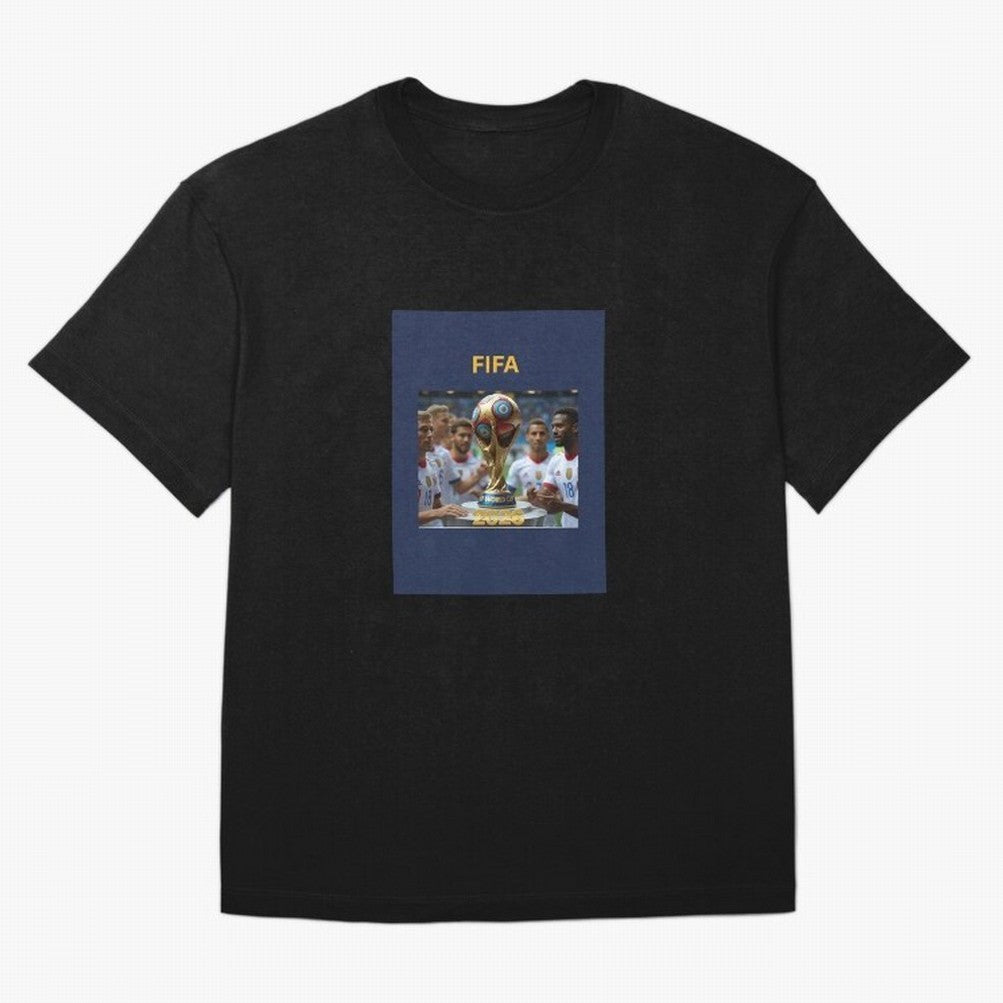 WORLD CUP FOOTBALL 2026 Oversized T-Shirt Join the Countdown to Match Day Hype around FIFA World Cup 2026, CR7, Spain, Supporter Pride, Iconic Celebrations, Legendary Names and Global Match Day Energy; Perfect for Fans, Collectors, Family