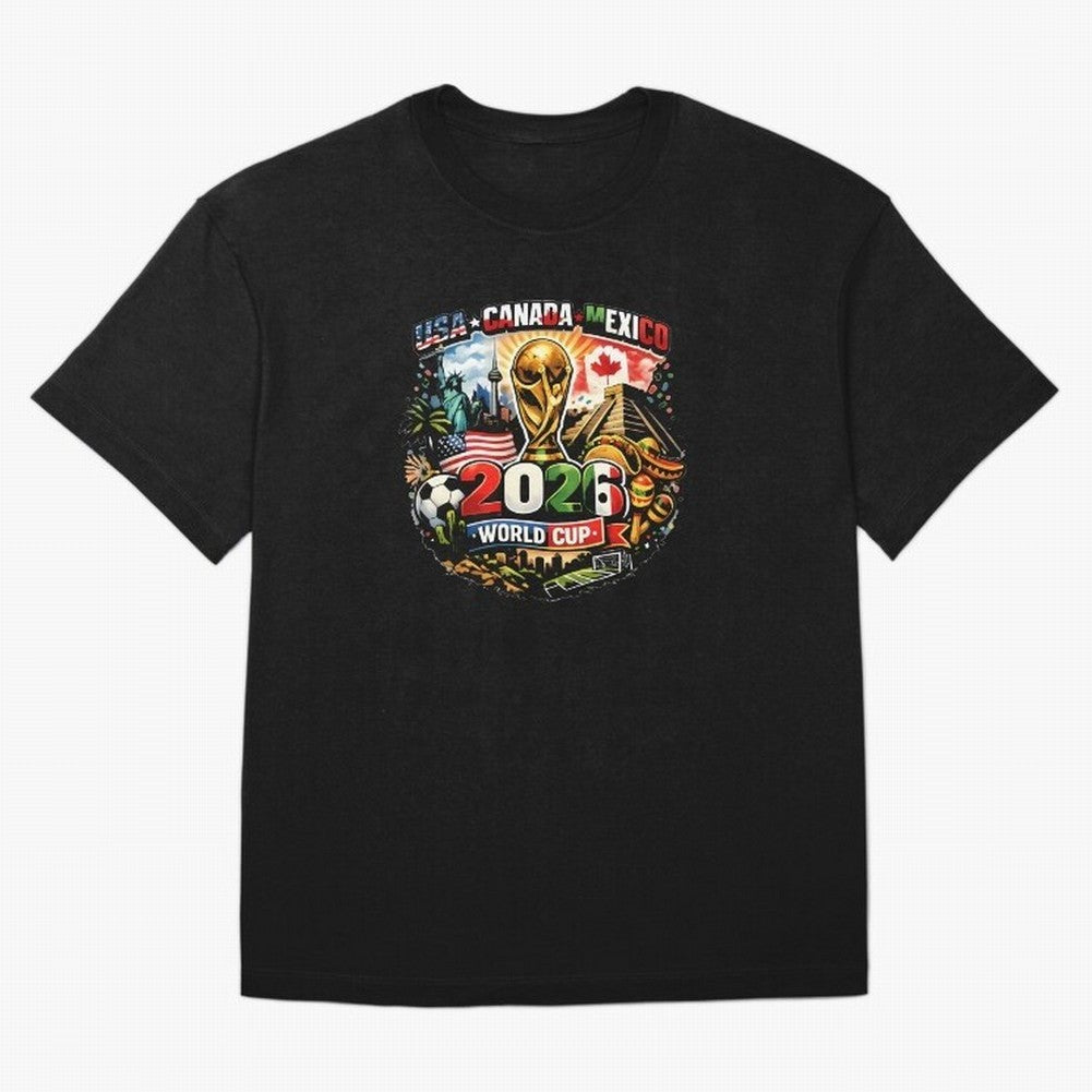 World Cup 2026 Funny Soccer Tournament 2026 T-Shirt_88656674 Oversized T-Shirt Back the Journey through Match Day Hype around FIFA World Cup 2026 Group Stage, Mbappe, France, Supporter Pride, Iconic Celebrations, Legendary Names and Global Match