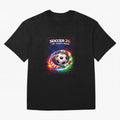 North America Soccer 2026 Soccer 26 Usa Canada Mexico Fan United 2026 Soccer Oversized T-Shirt Celebrate Supporters United by Global Football Passion for FIFA World Cup 2026 Group Stage, Highlighting Messi, CR7 and Mbappe, France and Portugal,