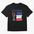 France World Cup 2026 Soccer - FRA 26 Blue White Red Oversized T-Shirt Fuel FIFA World Cup 2026 Spirit, with Netherlands, Haaland and Mbappe, Supporter Pride, Iconic Celebrations, Legendary Names and Global Match Day Energy; Ideal for Football