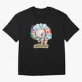 All The World United 2026 Football Design Oversized T-Shirt Create Match Day Hype around FIFA World Cup 2026 Group Stage, Neymar, Brazil, Portugal and Argentina, Retro Football Energy, Iconic Rivalries, Trophy Chase Drama and Stadium Atmosphere;