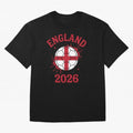 England World Cup 2026 football supporter| St George Cross Football Oversized T-Shirt Honor the Beautiful Game during FIFA World Cup 2026 for Fans of Neymar and Brazil, Bringing Soccer Culture, Superstar Moments, National Team Dreams and
