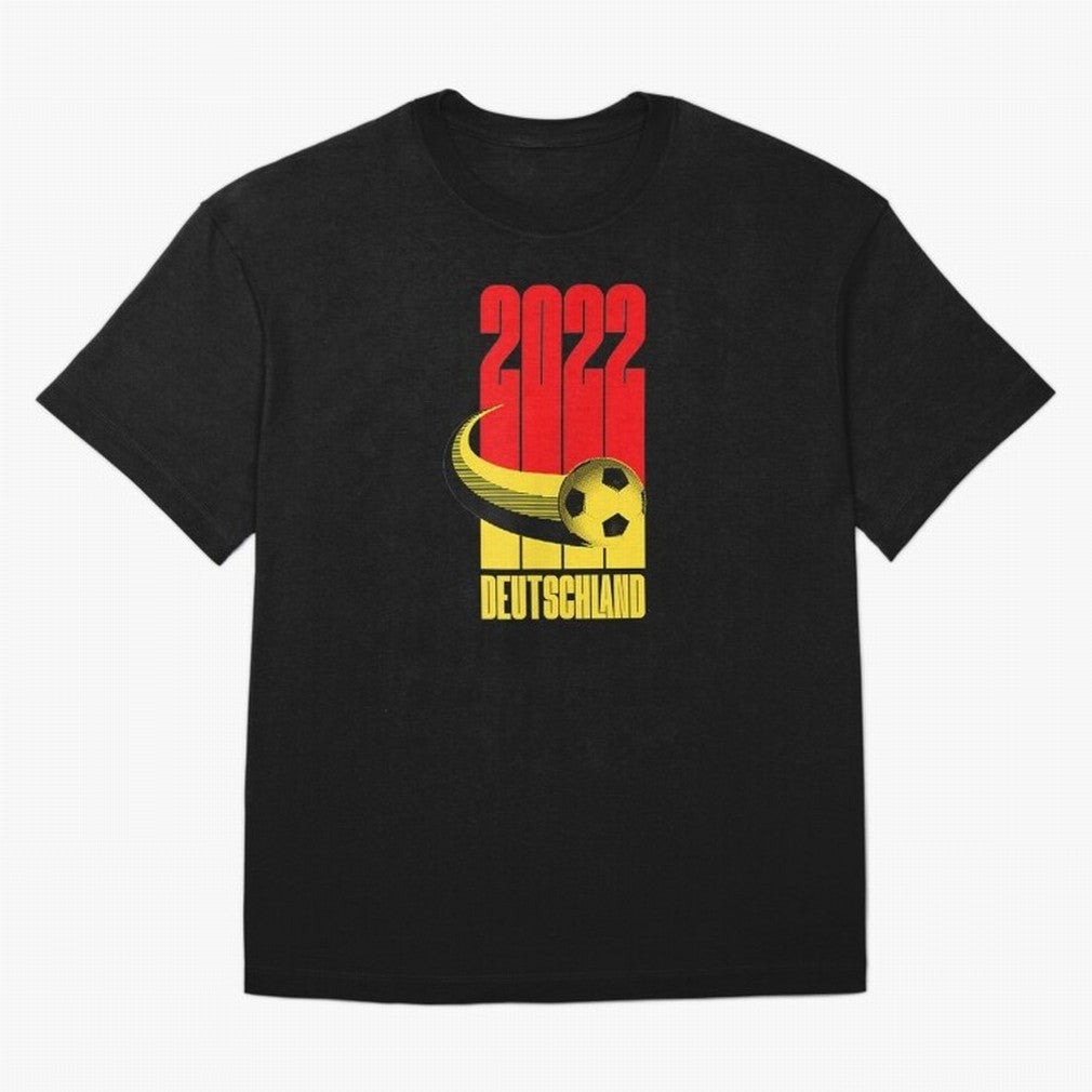 Germany 2022 Football Soccer Graphic Deutschland Oversized T-Shirt Remember Iconic Moments from Match Day Hype around FIFA World Cup 2026 USA Canada Mexico, CR7 and Messi, France and Portugal, Stadium Memories, Football Loyalty, International
