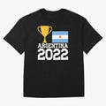 Argentina World Cup Soccer Football 2022, Argentina Soccer Jersey Argentinian Football, Argentina, Argentinian, Qatar World Cup 2022 Oversized T-Shirt Live the Energy of FIFA World Cup 2026 for Fans of Messi, CR7 and Mbappe and Portugal, Spain and