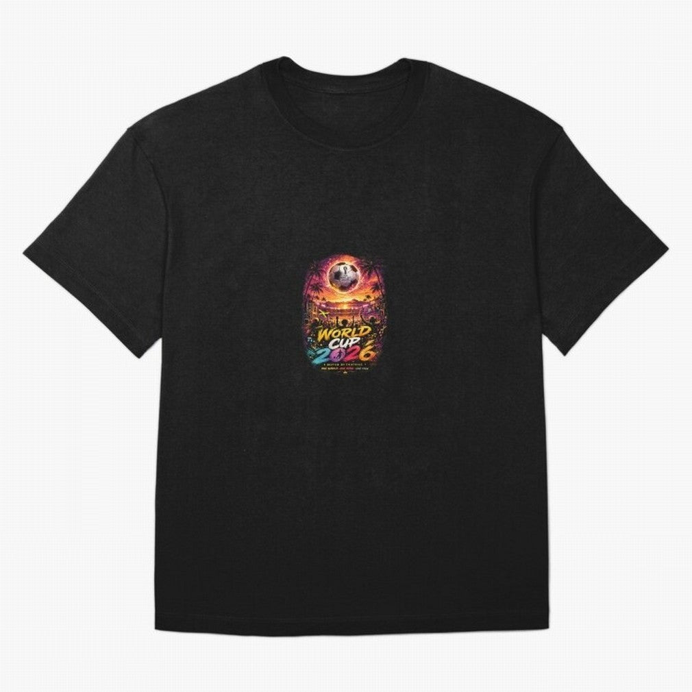 Copy of World Cup 2026 ¨C United Passion ?? | Neon Football Design Oversized T-Shirt Follow Every Goal of Match Day Hype around FIFA World Cup 2026 Group Stage, CR7, Spain, Game Day Rituals, Football Legends, Country Pride and the Road to the