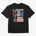 USA World Cup 2026 Host Nation Soccer Design Oversized T-Shirt Elevate the FIFA World Cup 2026 USA Canada Mexico Journey through Messi Highlights, Argentina, France and Brazil Pride, Classic Soccer Heritage, Championship Pressure, Fan Loyalty and