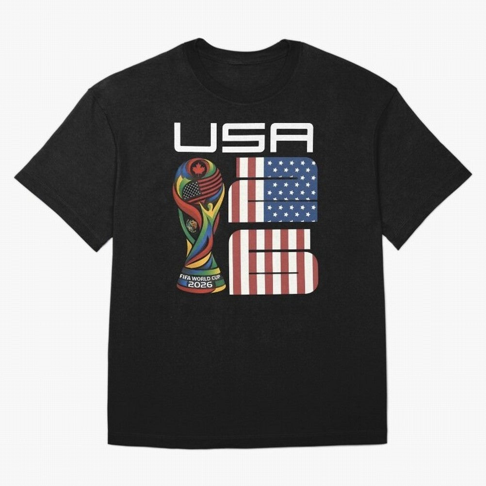 USA World Cup 2026 Host Nation Soccer Design Oversized T-Shirt Elevate the FIFA World Cup 2026 USA Canada Mexico Journey through Messi Highlights, Argentina, France and Brazil Pride, Classic Soccer Heritage, Championship Pressure, Fan Loyalty and