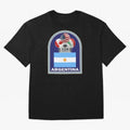 Argentina 2026 Soccer T-shirt Oversized T-Shirt Keep Football History Alive during FIFA World Cup 2026 USA Canada Mexico Filled with Cristiano Ronaldo, Argentina, France and Brazil Energy, Match Day Excitement, Supporter Culture, Golden Goals and