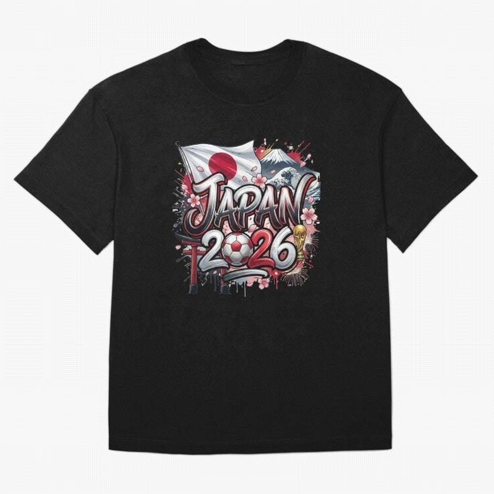 Japan World Cup 2026 Football Legacy Oversized T-Shirt Bring Supporter Culture to FIFA World Cup 2026 USA Canada Mexico Spirit, Centered on Brazil, Messi, Soccer Culture, Superstar Moments, National Team Dreams and Competitive Fire; Made for