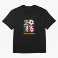 United By Football Soccer Fan Gear 2026 Oversized T-Shirt Turn Up for FIFA World Cup 2026 Group Stage Made for CR7, Argentina, France and Brazil Energy, Soccer Culture, Superstar Moments, National Team Dreams and Competitive Fire; Made for Die Hard