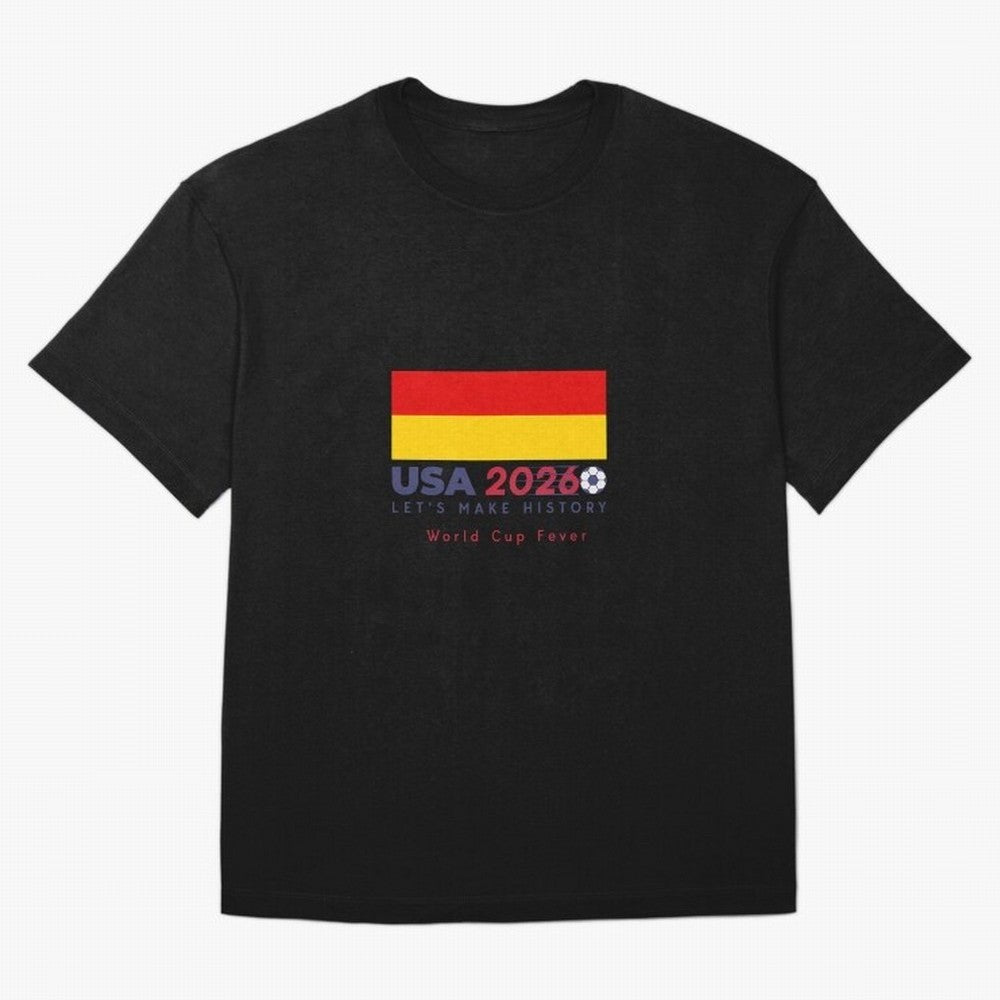 Usa 2026 World Cup Fever Americas Football. Oversized T-Shirt Celebrate Rivalries and Pride in Global Football Passion for FIFA World Cup 2026 Group Stage, Connected to Cristiano Ronaldo, Portugal, Retro Football Energy, Iconic Rivalries, Trophy