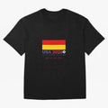 Usa 2026 World Cup Fever Americas Football. Oversized T-Shirt Celebrate Rivalries and Pride in Global Football Passion for FIFA World Cup 2026 Group Stage, Connected to Cristiano Ronaldo, Portugal, Retro Football Energy, Iconic Rivalries, Trophy