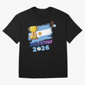 Argentina world cup design Oversized T-Shirt Carry the Colors and Pride of Global Football Passion for FIFA World Cup 2026, Highlighting Messi, Neymar and Mbappe, England and Germany, Goal Celebration Energy, Supporter Heritage, Football Icons and