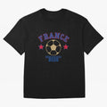 France 2026 ¡ª Vintage Soccer Tee Oversized T-Shirt Support the Legends of the FIFA World Cup 2026 USA Canada Mexico Journey through Neymar Highlights, Spain Pride, Vintage Soccer Flavor, Modern Football Stars, National Flags and Final Night